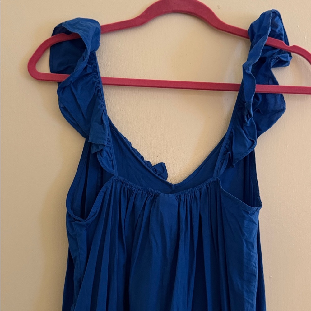 H&M Blue Ruffle Maxi Dress - Picture 3 of 4